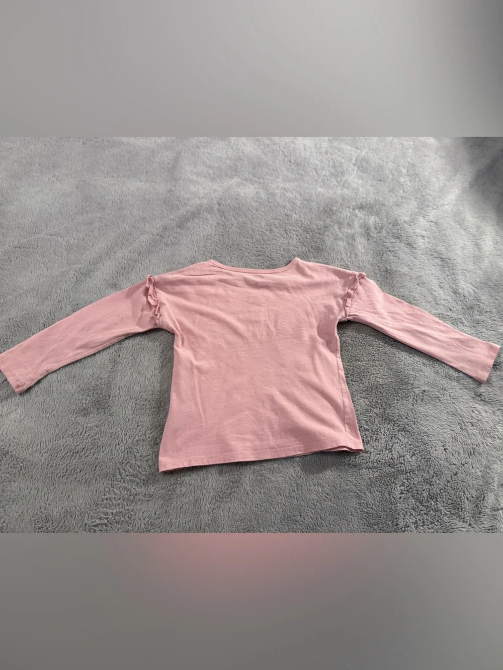 Carter's Pink Long-Sleeve Ballerina Graphic Top